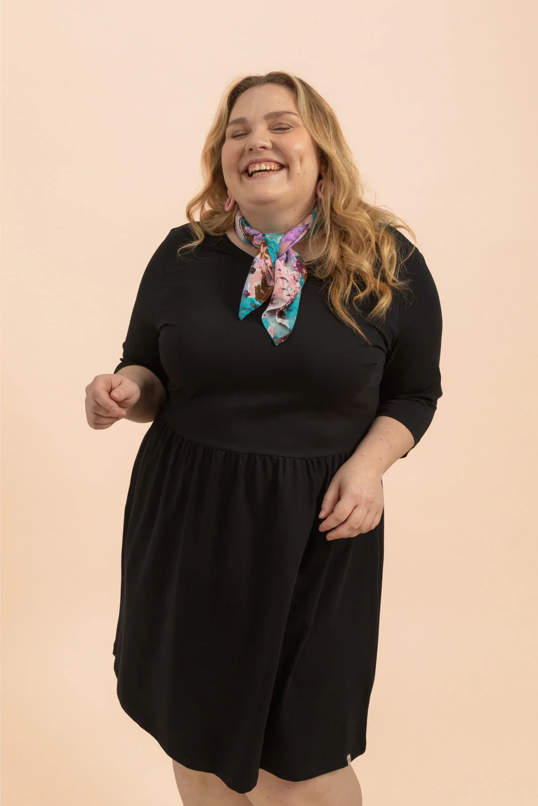 Bell Dress, Black - Image 3