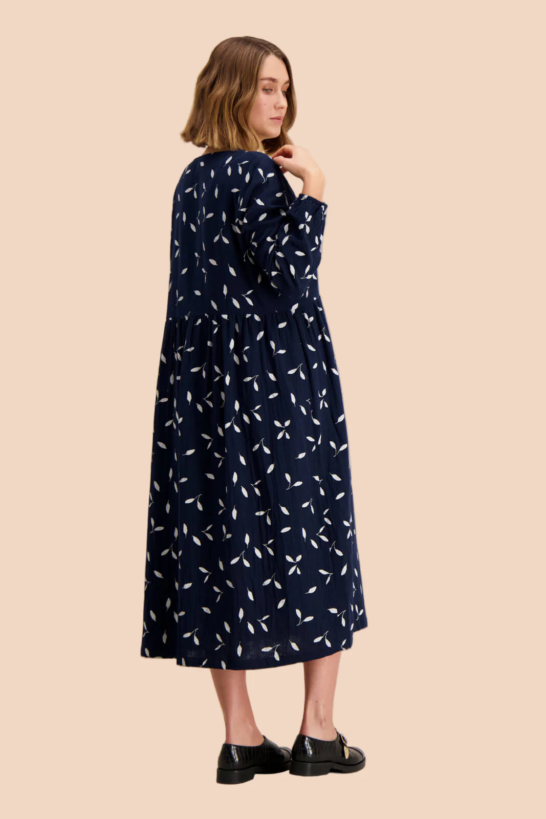 Button Dress, Indigo Wind - Image 8