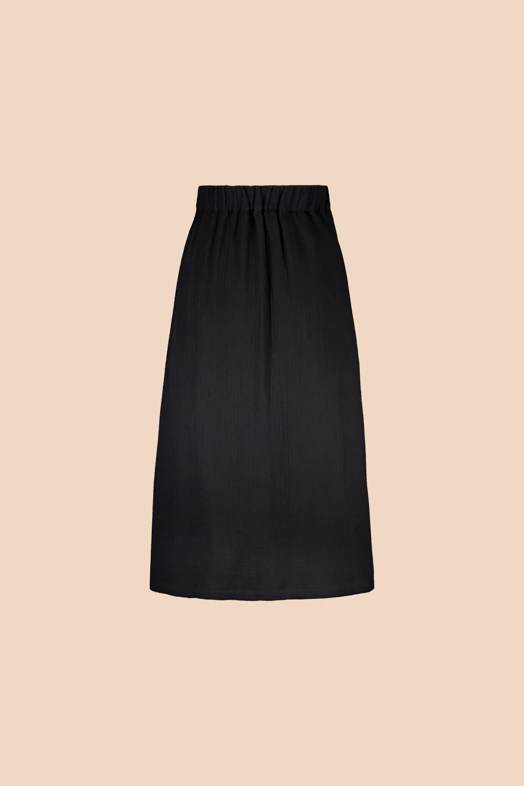 Button Skirt, Black - Image 13