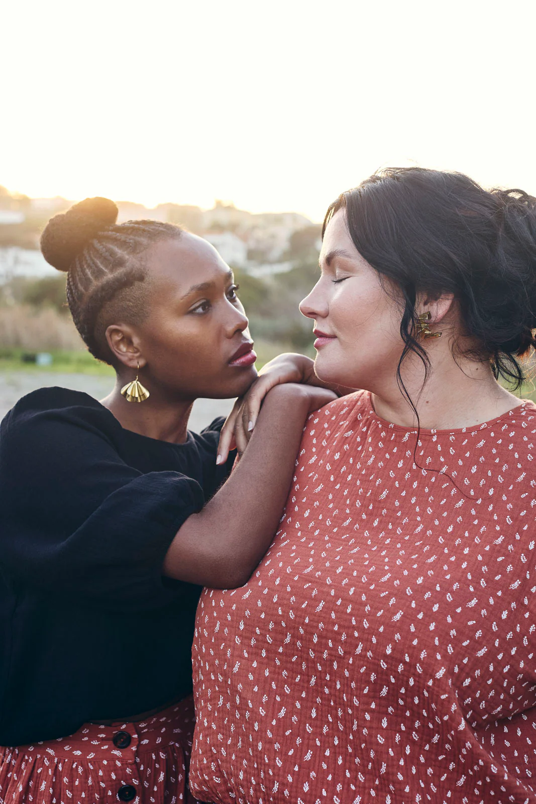 Cropped Blouse, Black - Image 8