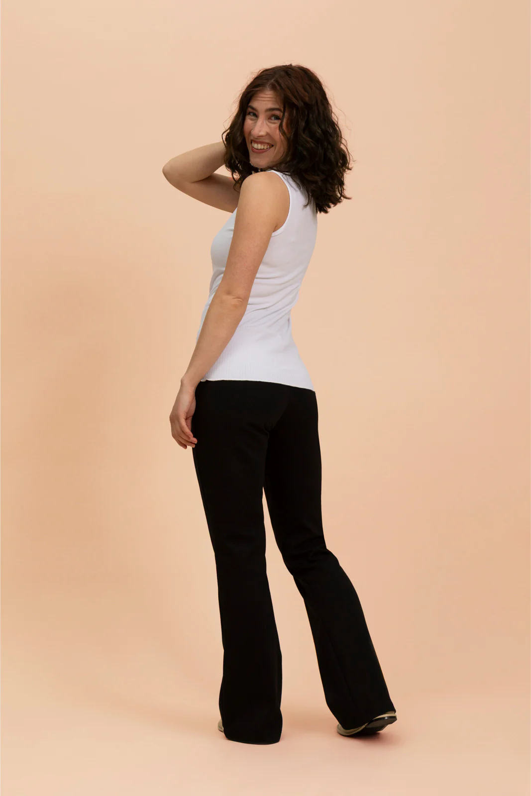 Flare Pants, Black - Image 4