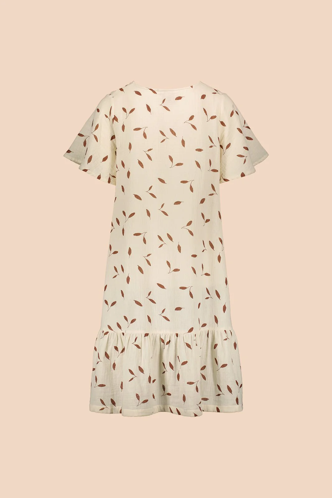 Frill Button Dress, Wind - Image 9