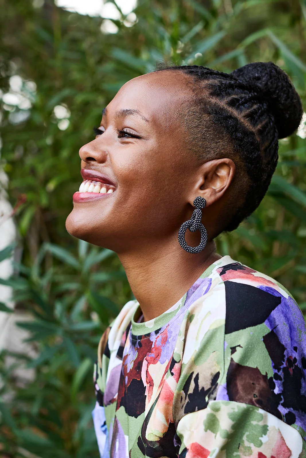 Empowering Gia Earrings, Granite - Image 3