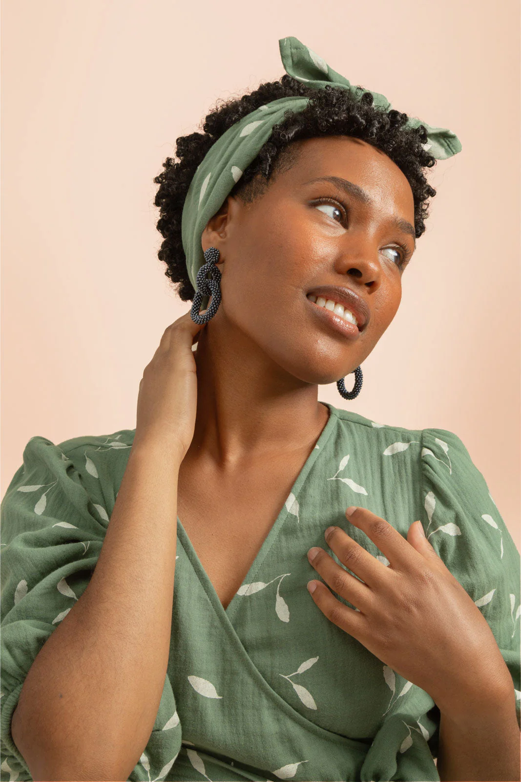 Empowering Gia Earrings, Granite - Image 5