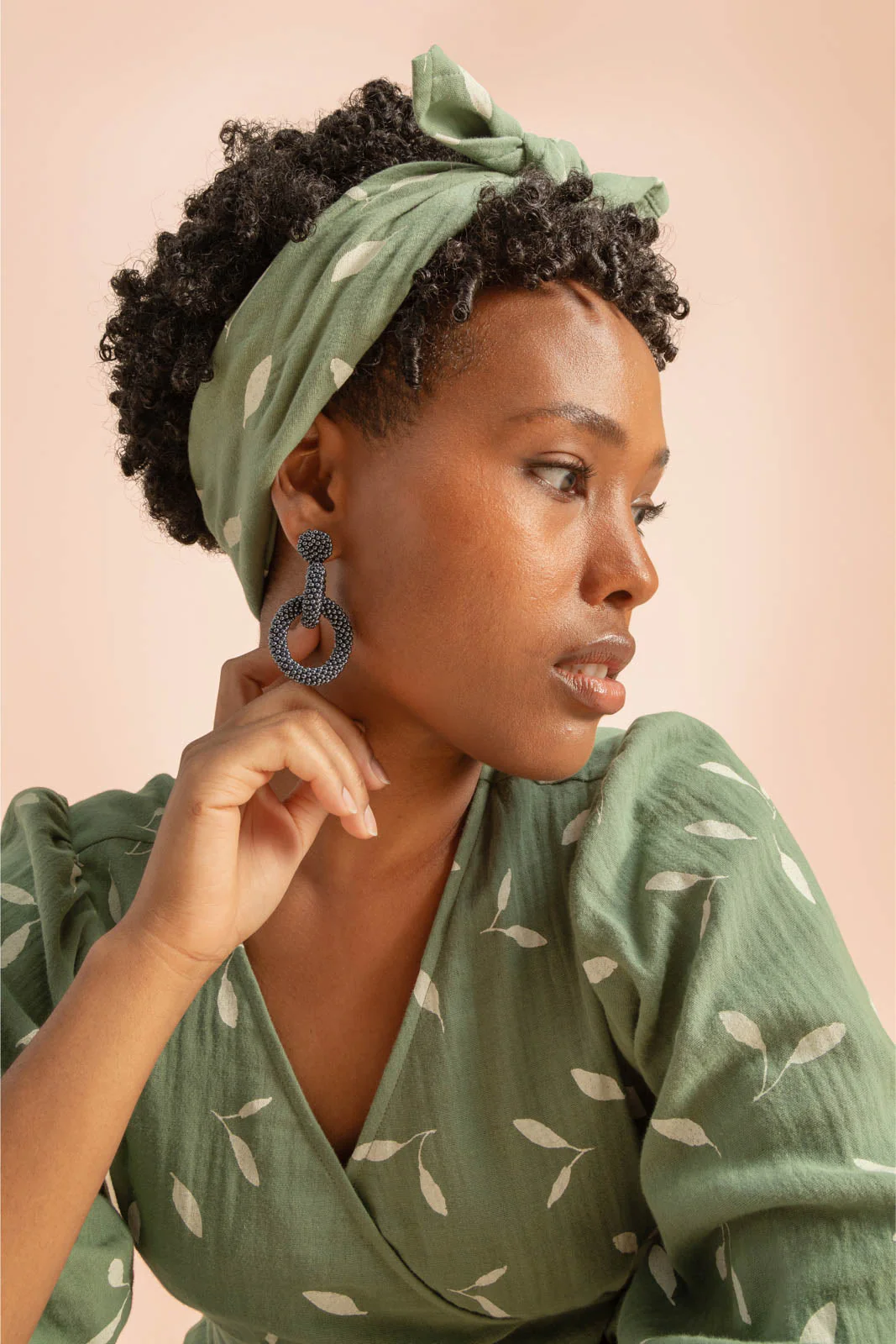 Empowering Gia Earrings, Granite - Image 7