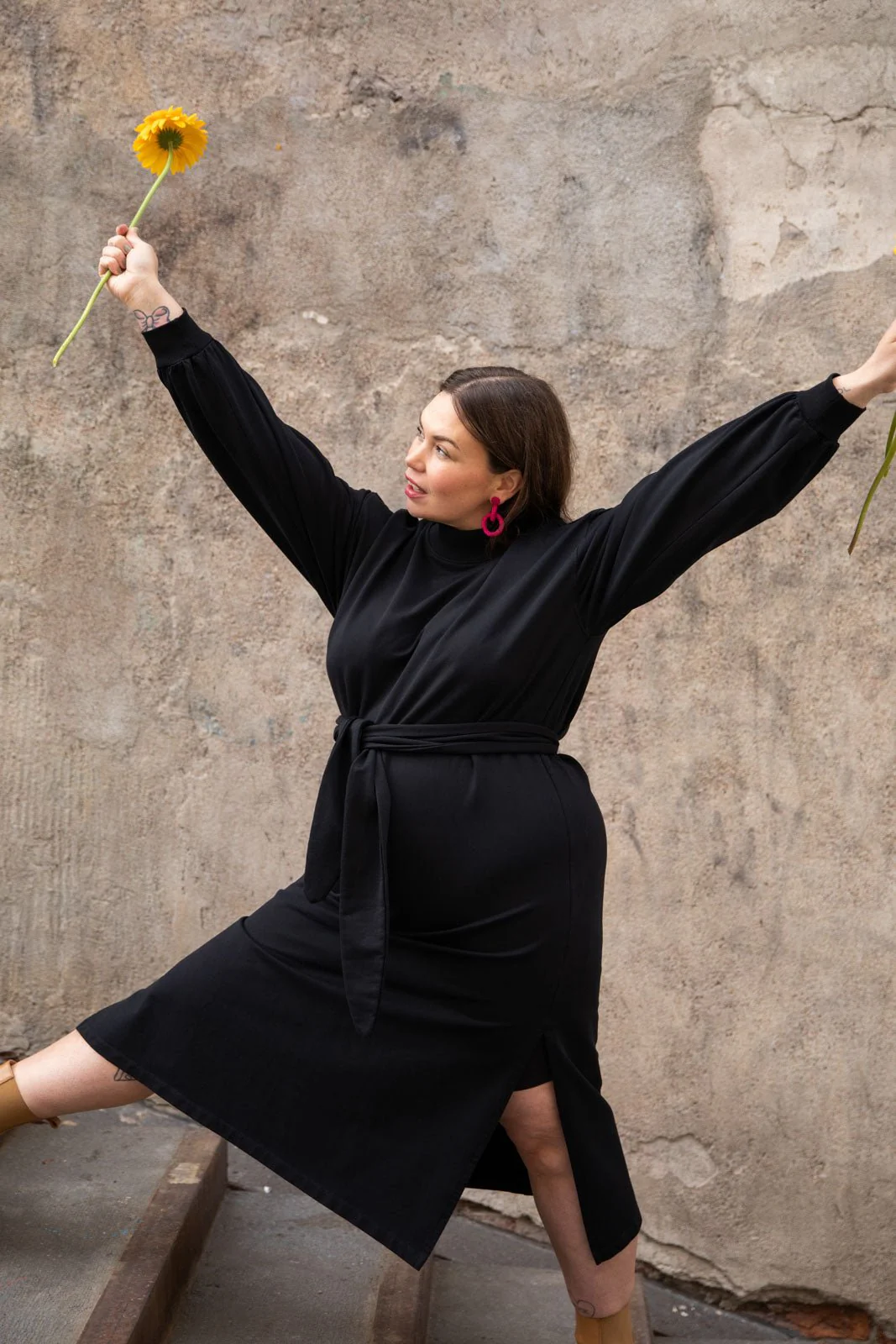 Gia Earrings, Hot Pink - Image 10