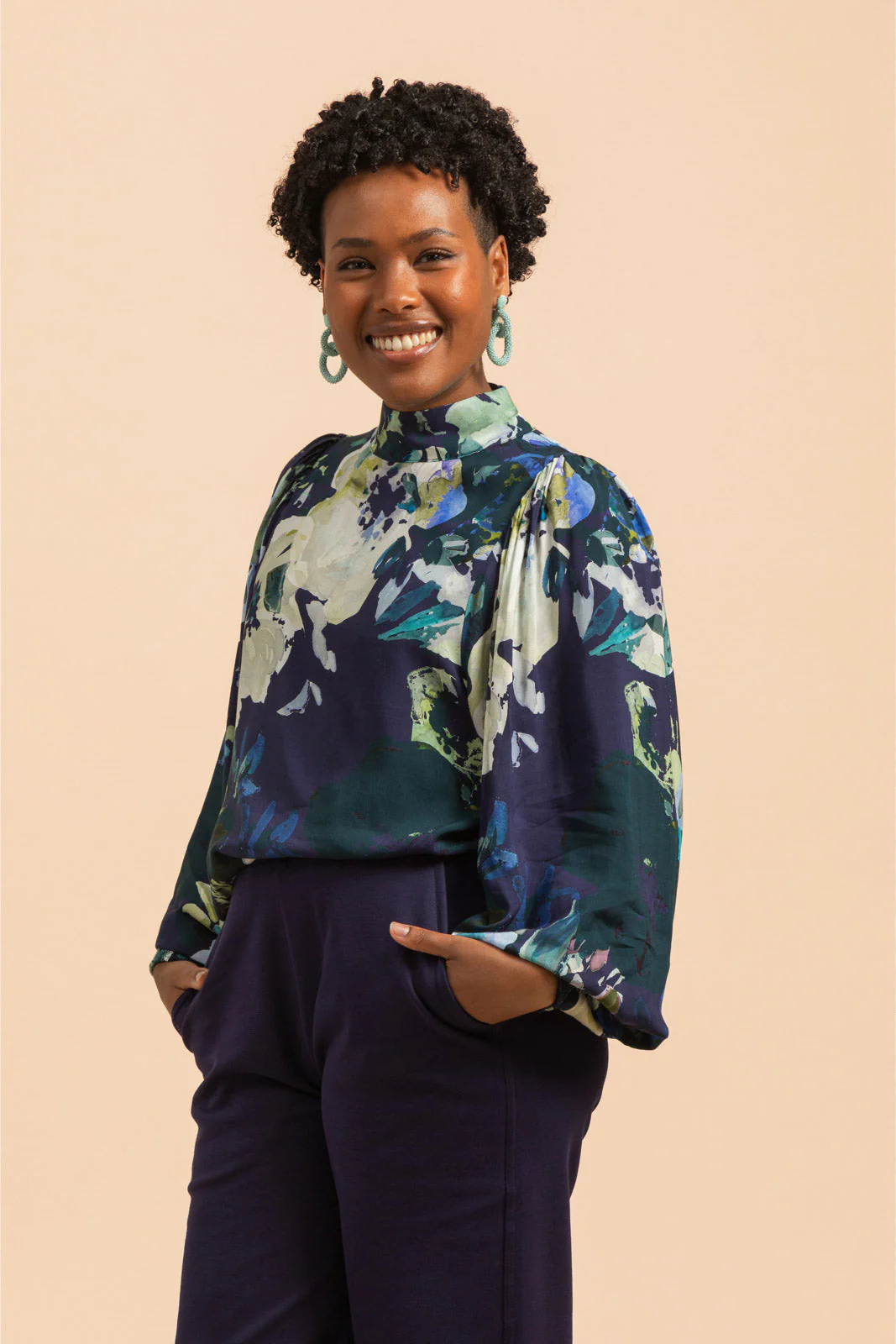 Gia Earrings, Pearl Mint - Image 7