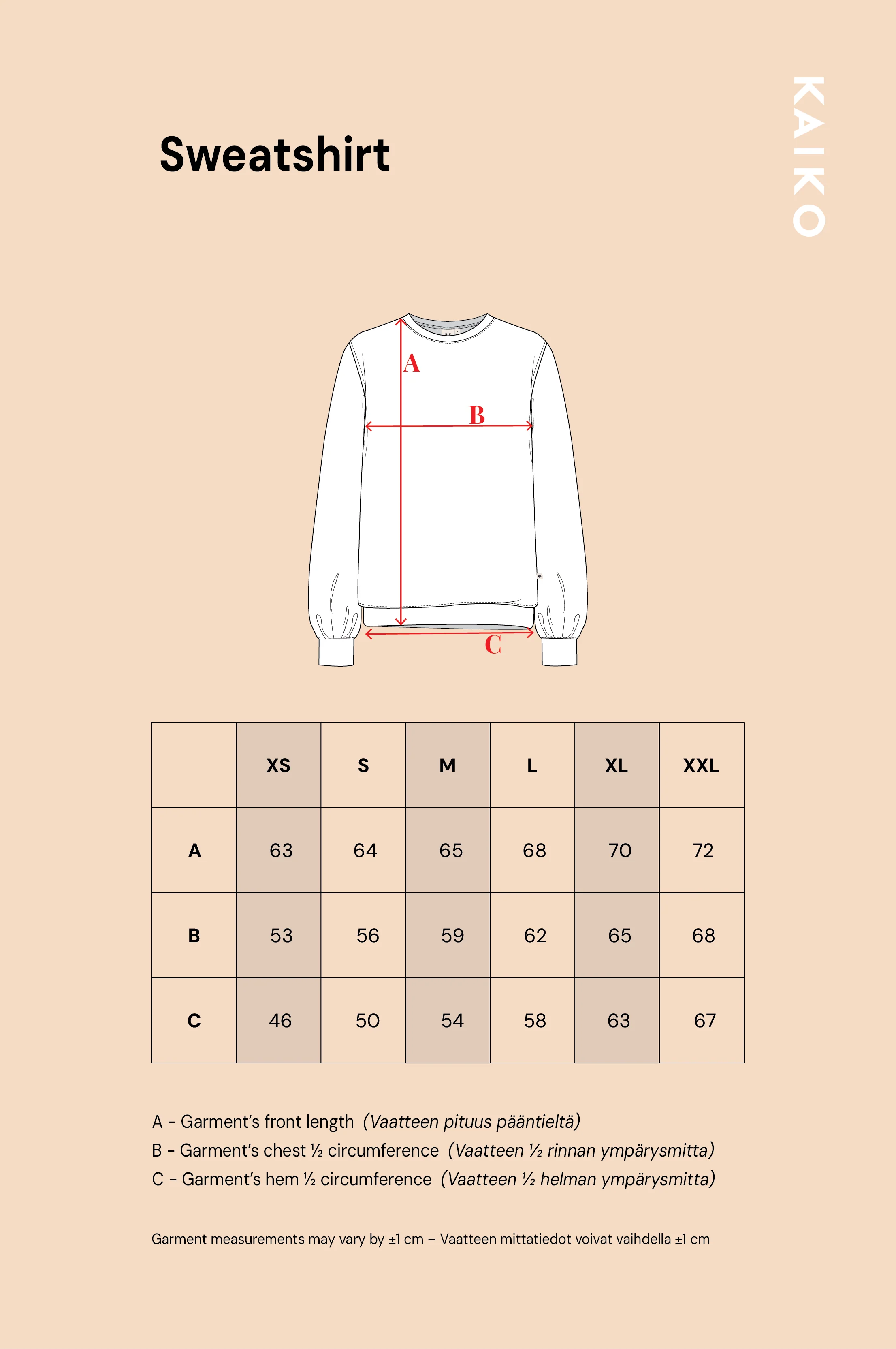 Sweatshirt, Wild Dots Burgundy - Image 4