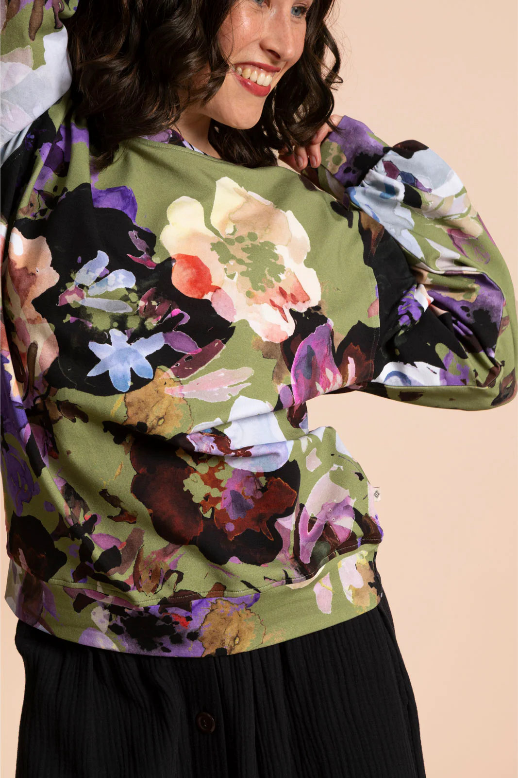 Sweatshirt, Olive Anemone - Image 4