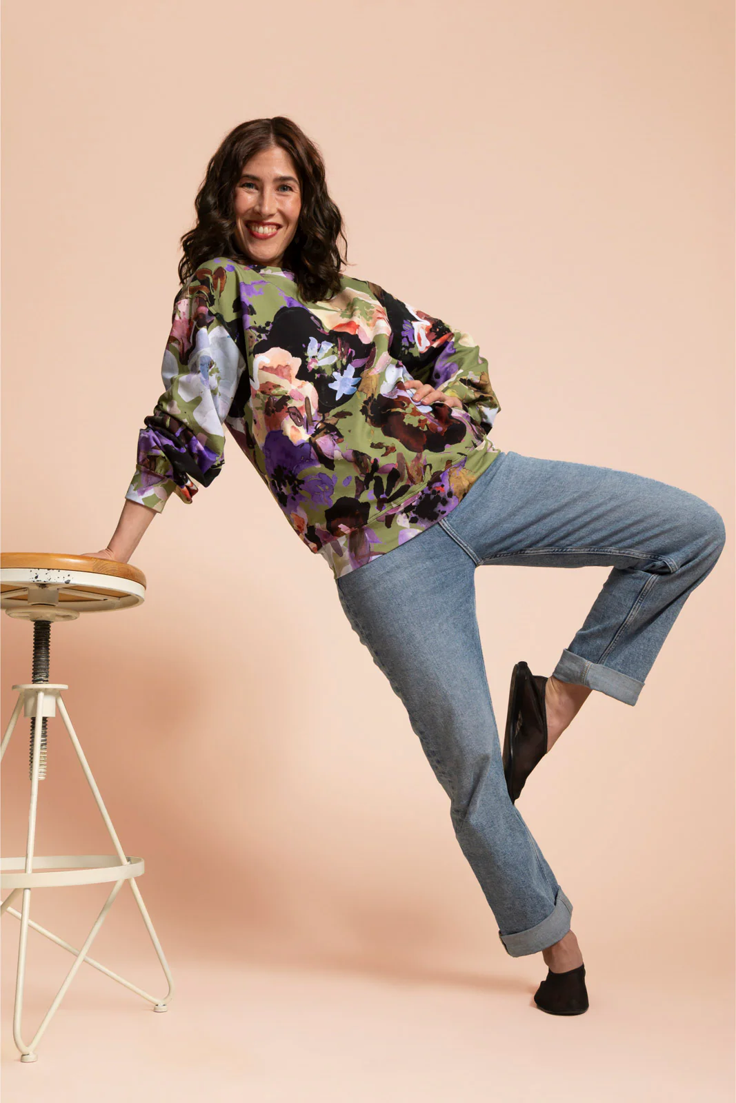 Sweatshirt, Olive Anemone - Image 7