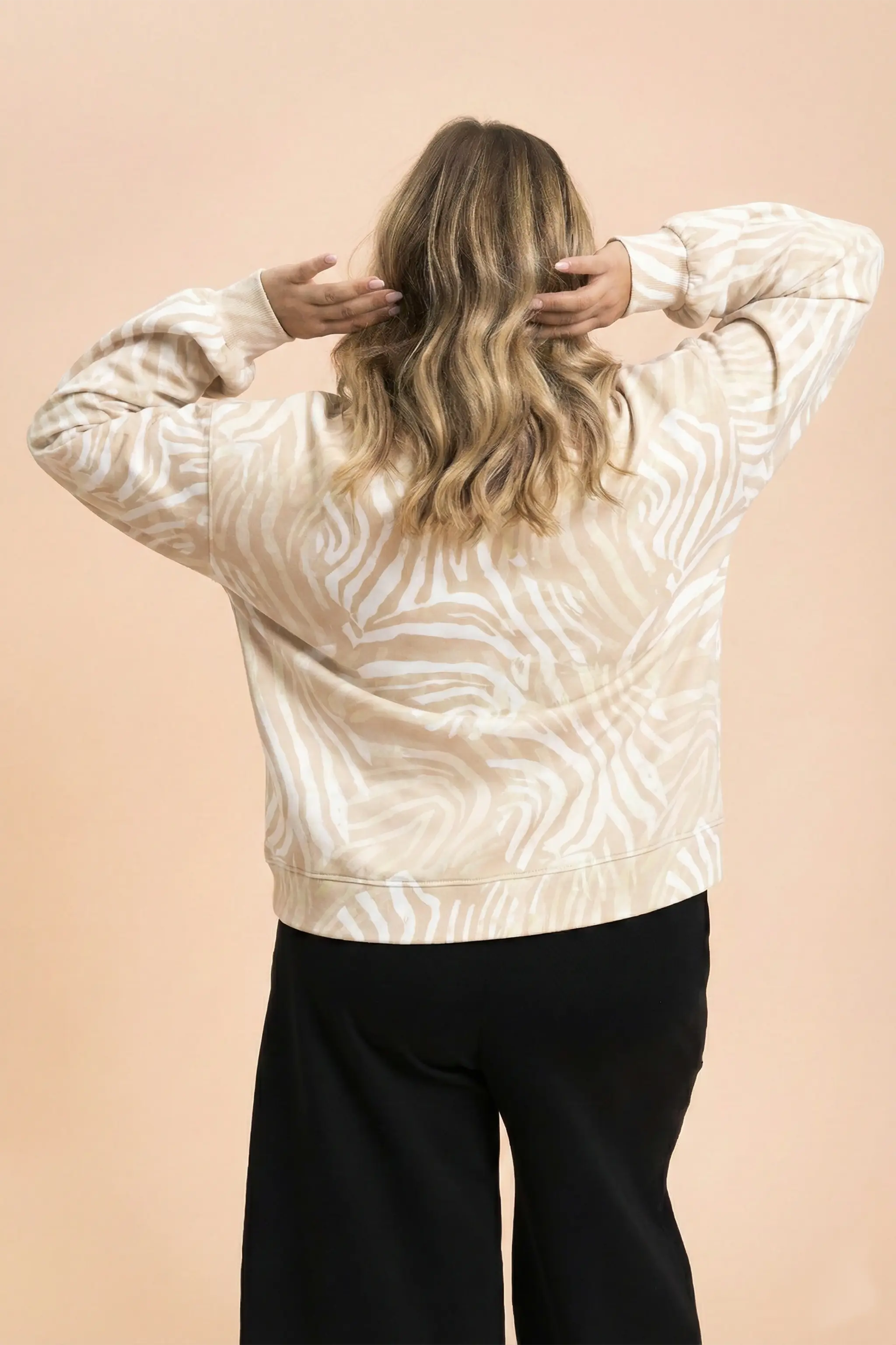 Sweatshirt, Zebra Offwhite - Image 4