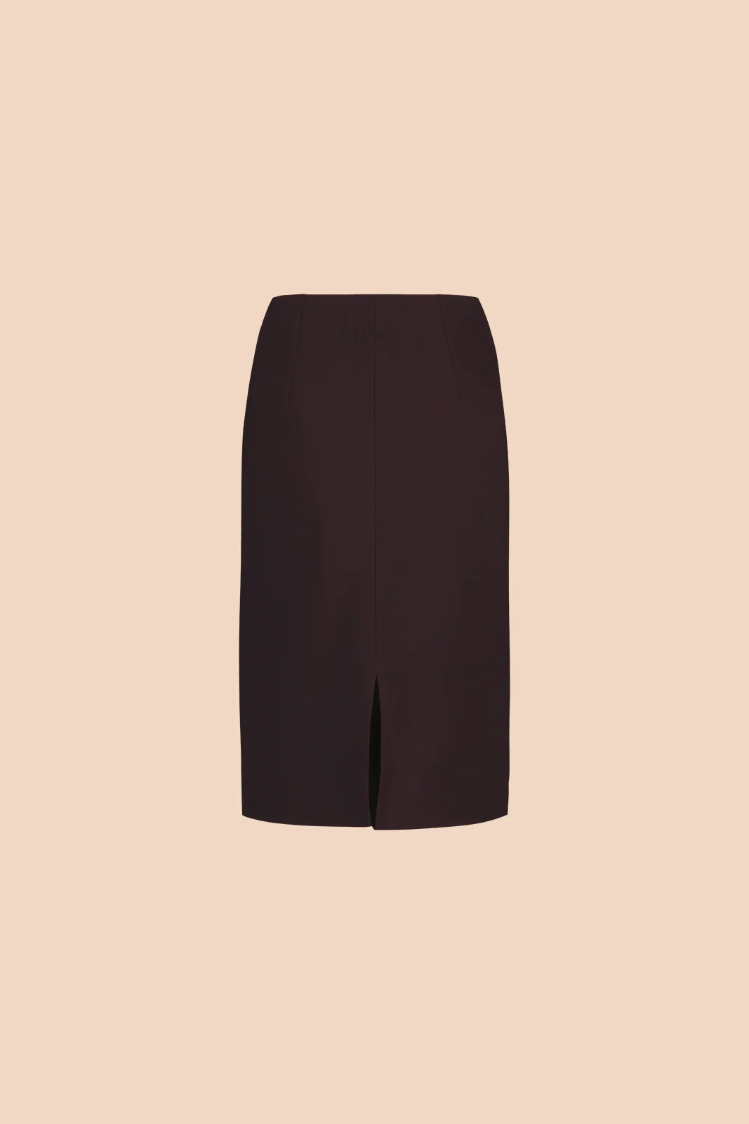 Comfy Pencil Skirt, Chocolate - Image 6