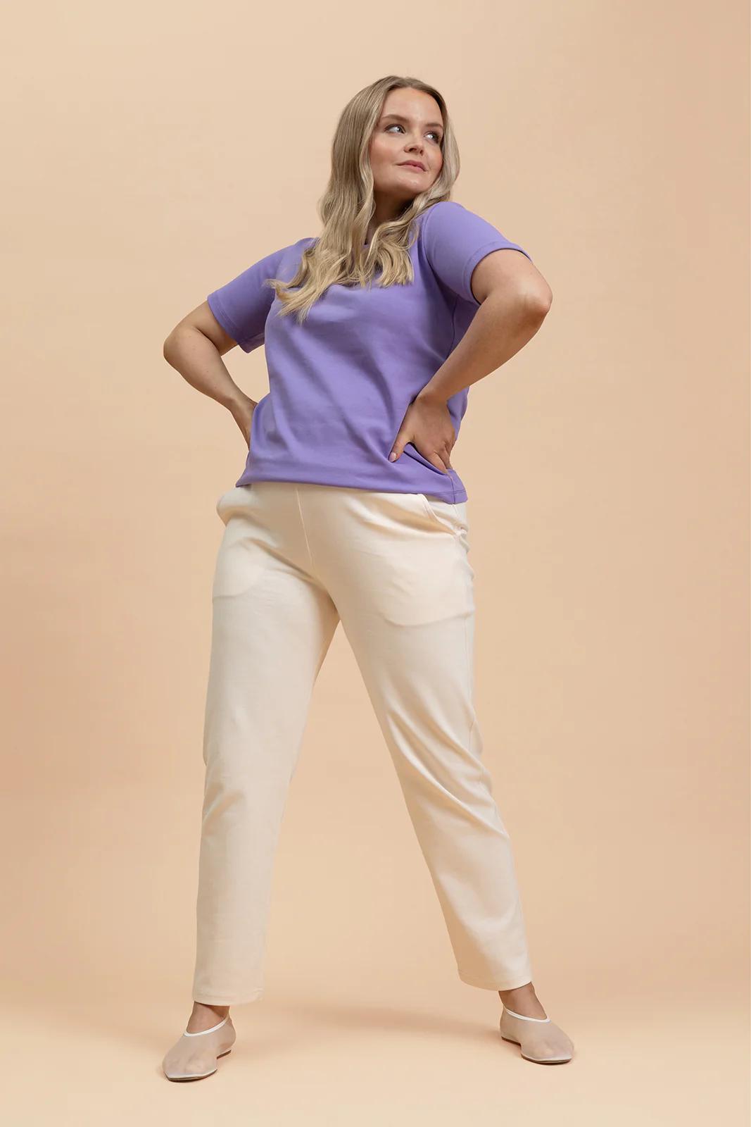 Comfy Slacks, Ivory - Image 5