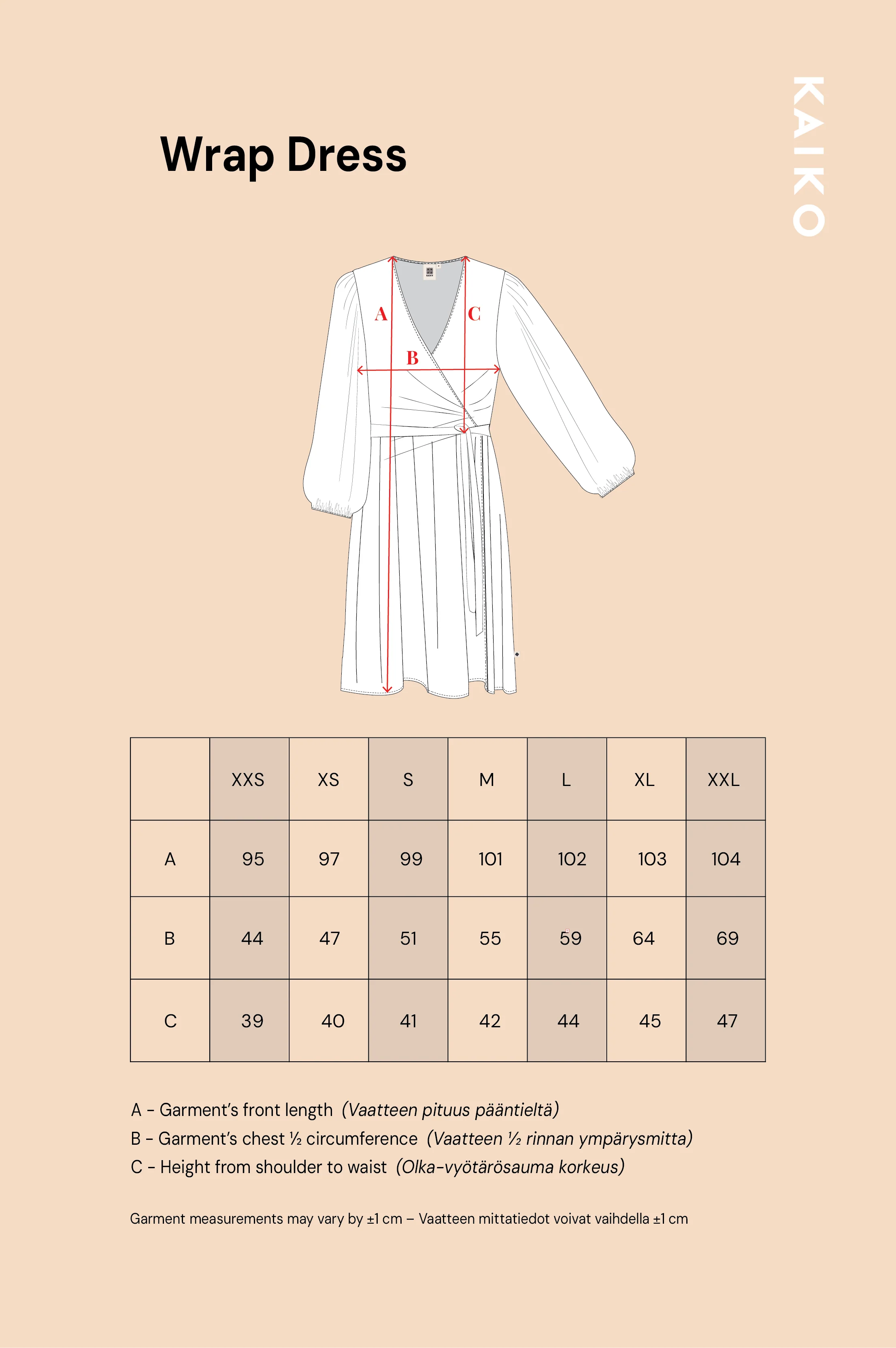 Wrap Dress, Wild Lea Mini - Image 9