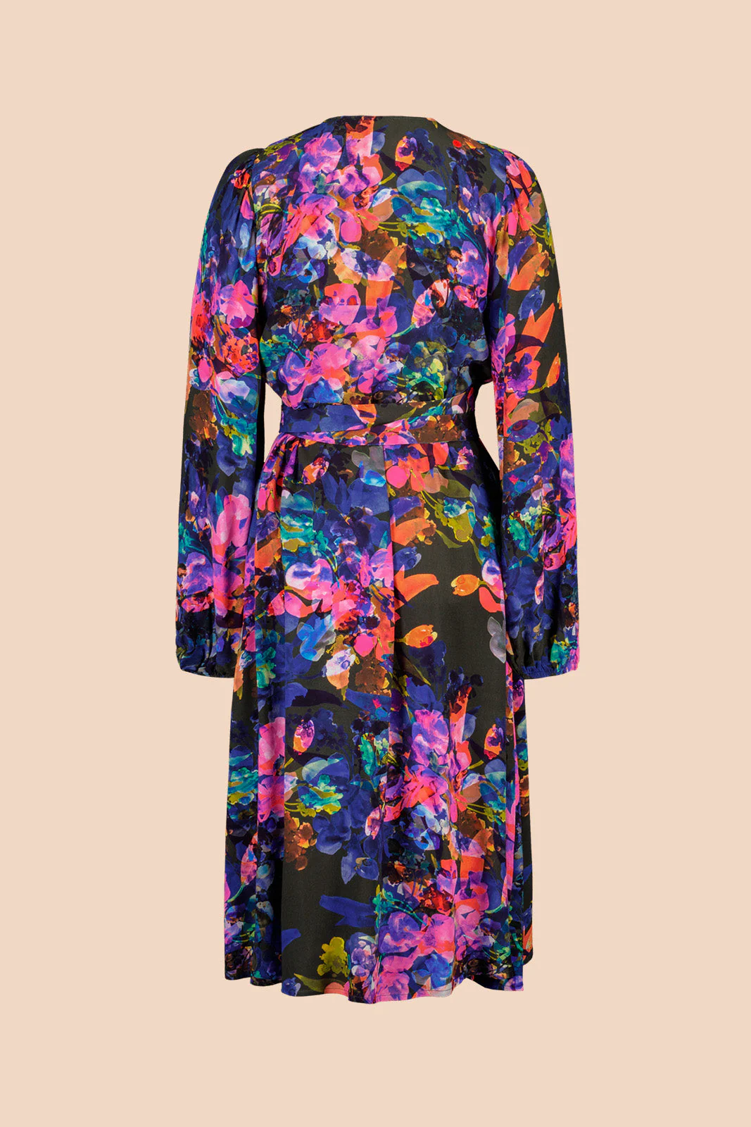 Wrap Midi Dress, Sweet Pea - Image 18