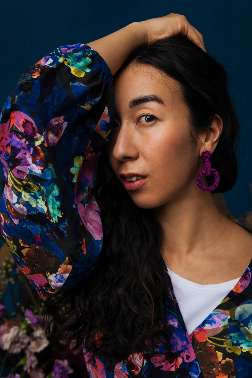 Wrap Midi Dress, Sweet Pea - Image 6