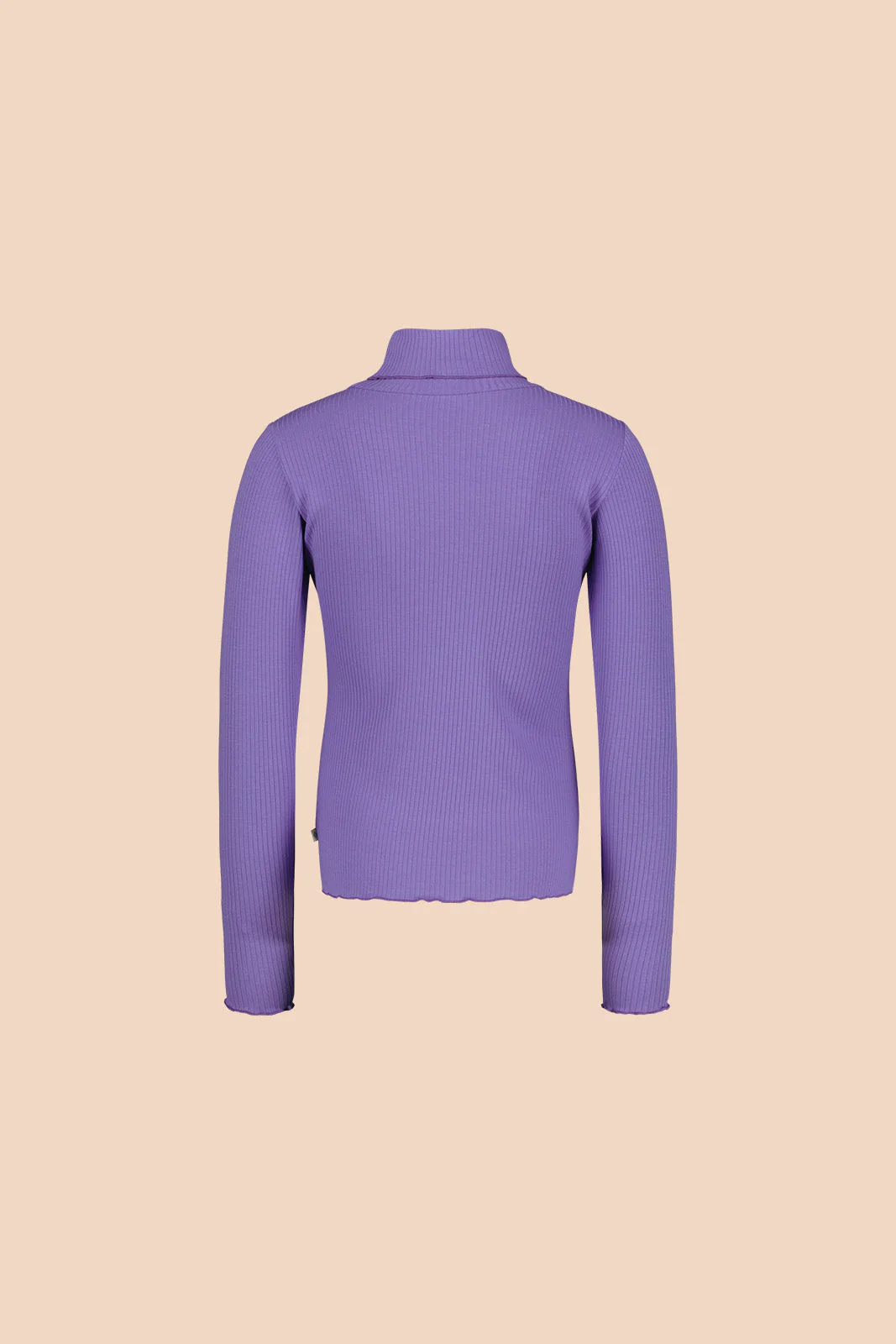Rib Rollneck, Vivid Lavender - Image 5