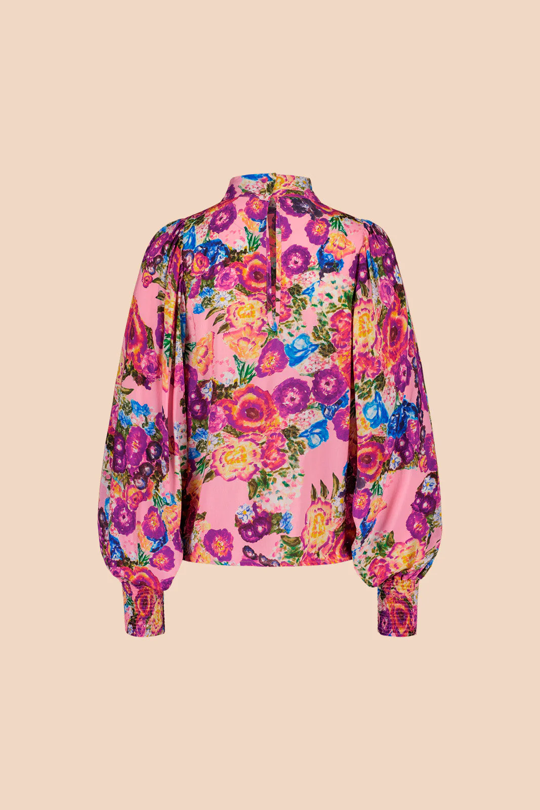 Puff Blouse, Pink Marigold - Image 5