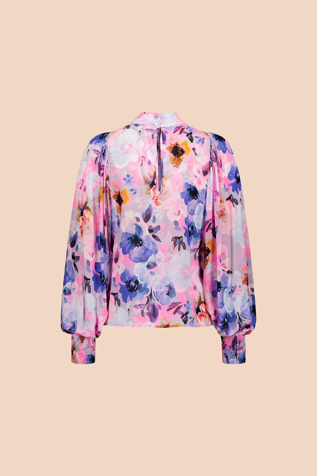 Puff Blouse, Lilac Anemone - Image 14