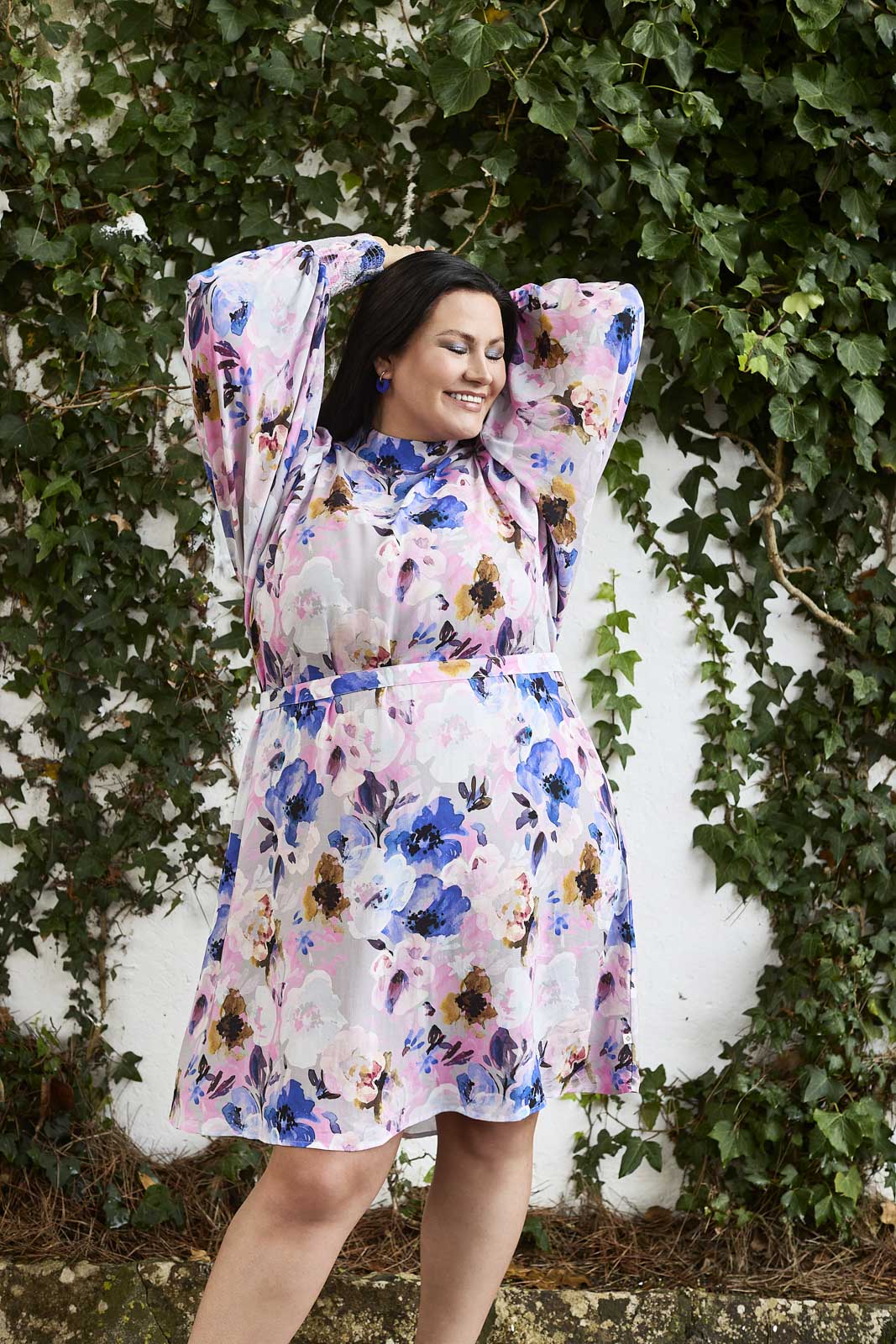 Puff Dress, Lilac Anemone - Image 4