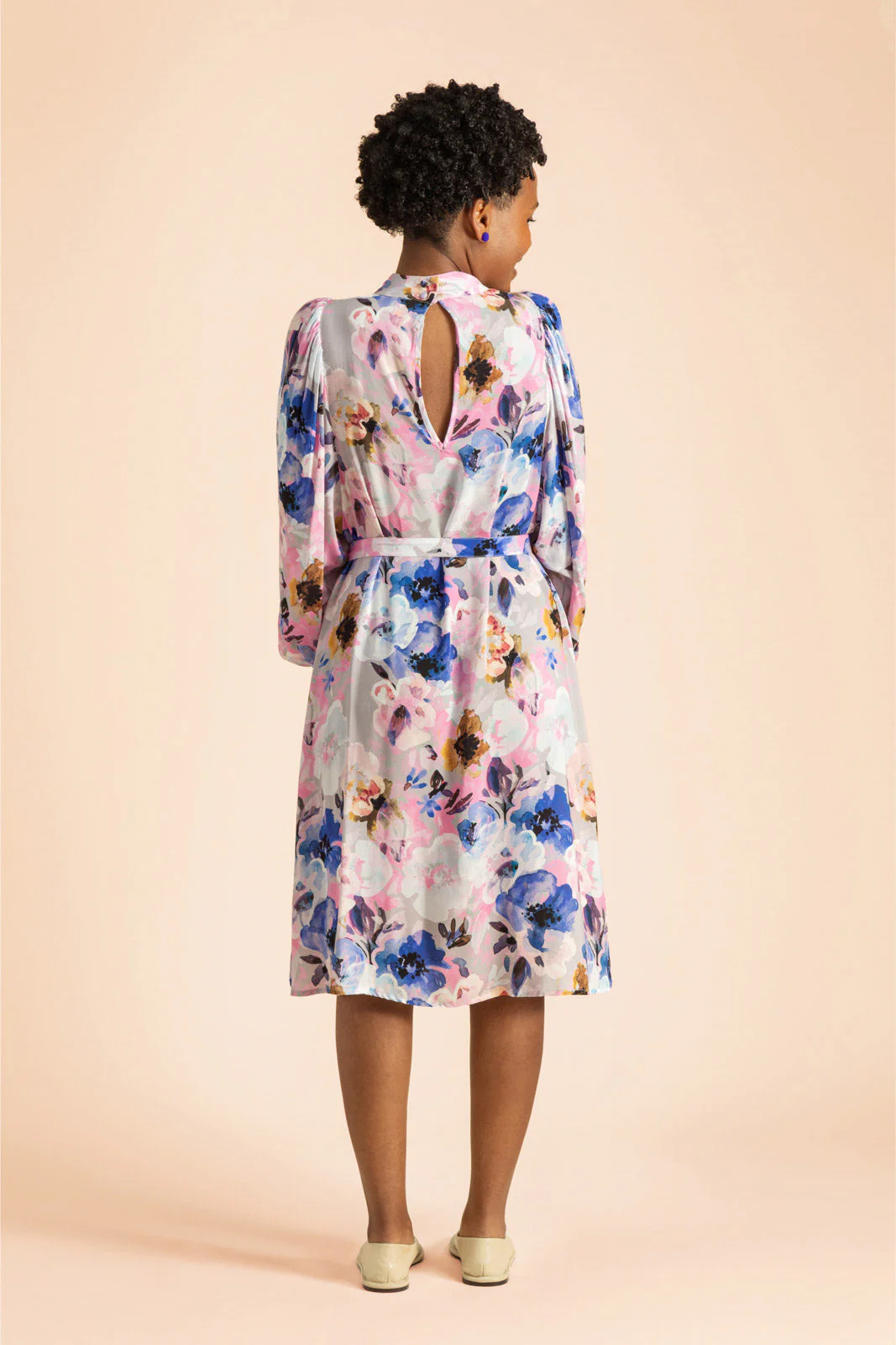 Puff Dress, Lilac Anemone - Image 8