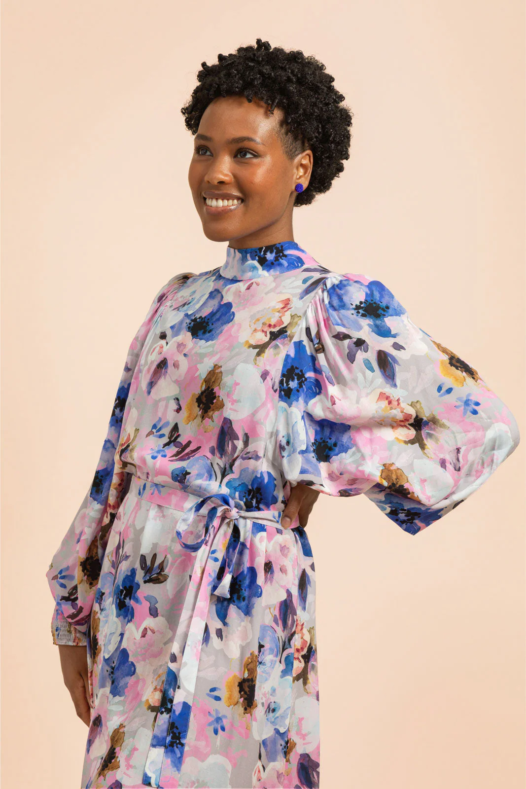 Puff Dress, Lilac Anemone - Image 9