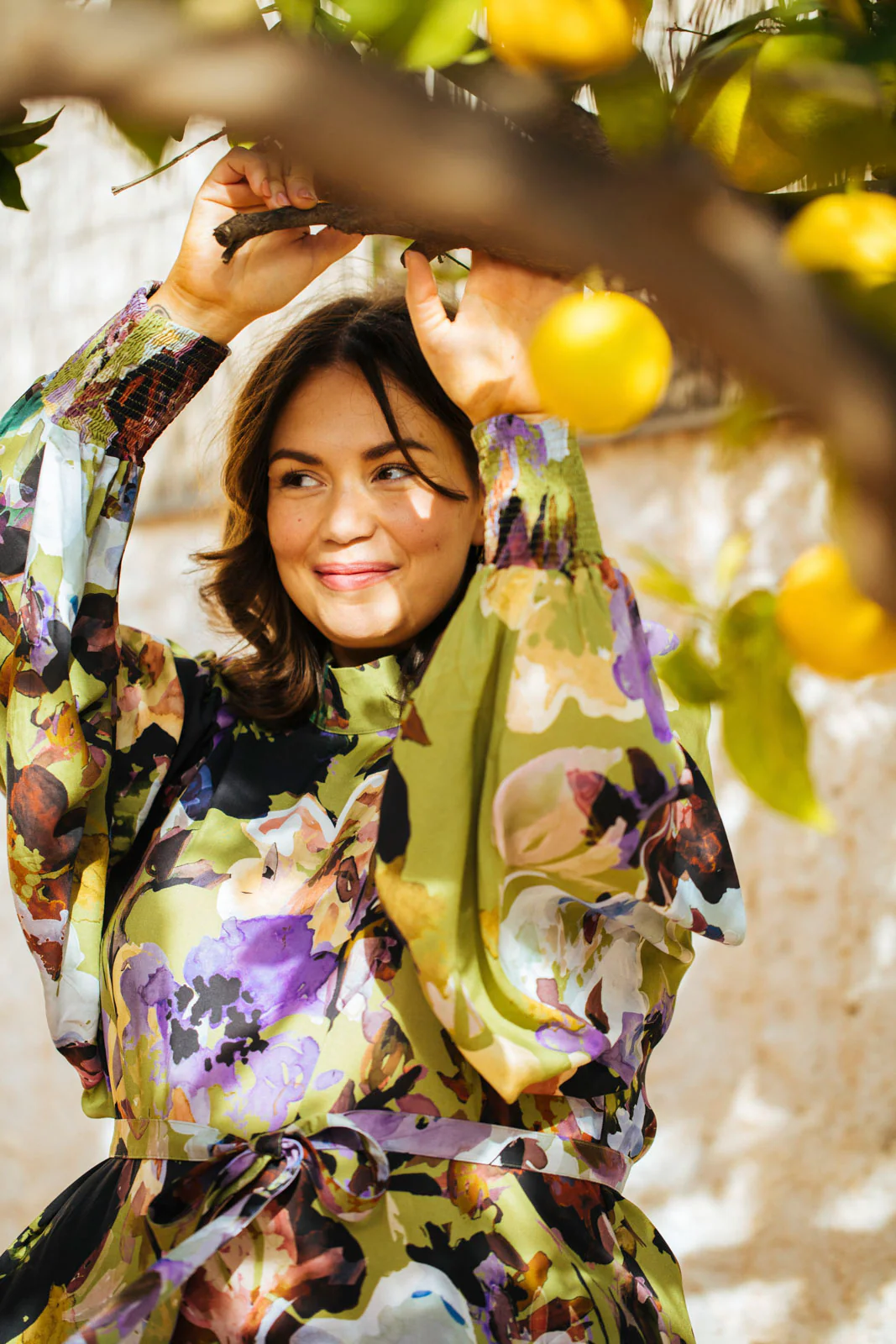 Puff Dress, Olive Anemone - Image 16