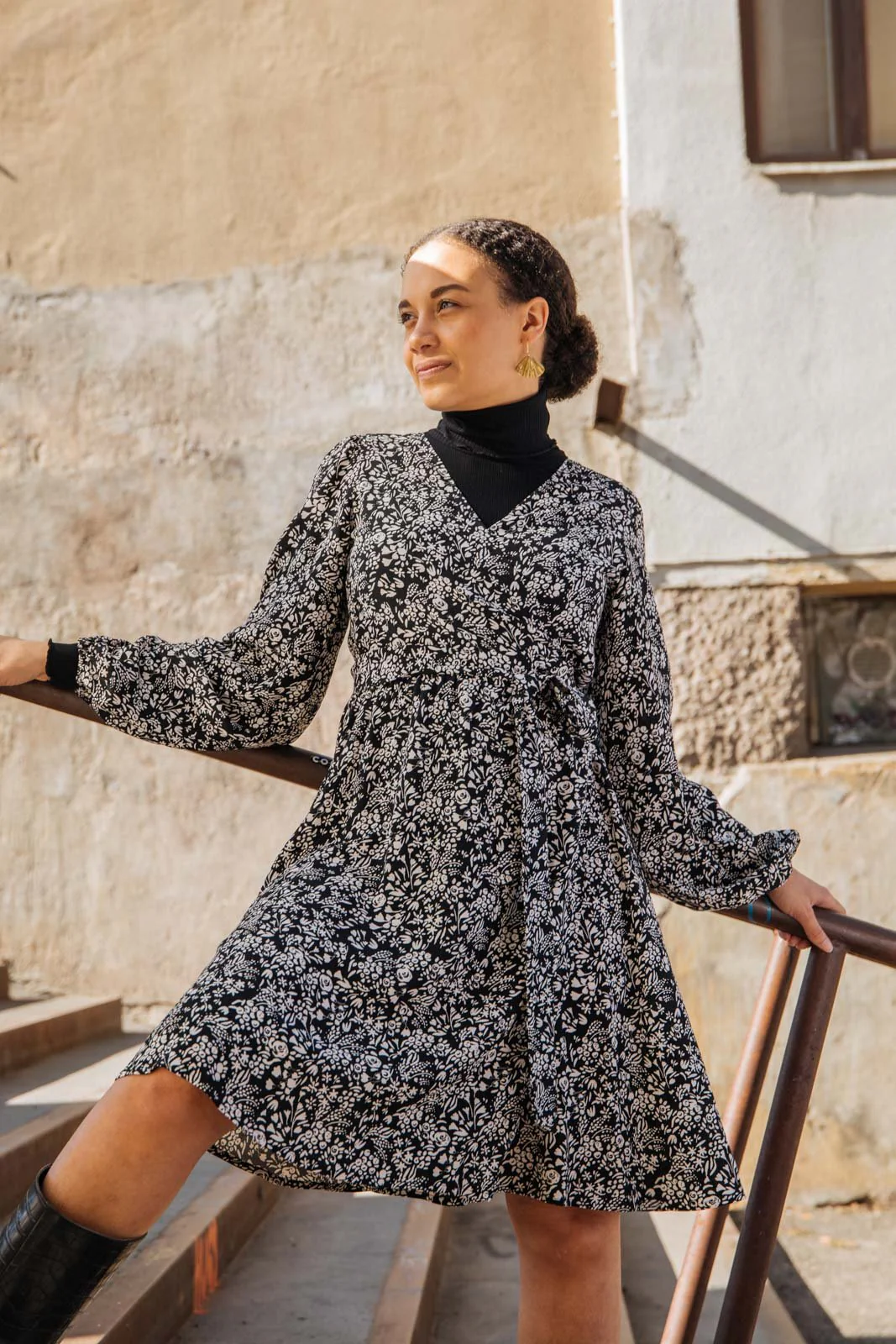 Rib Rollneck, Black - Image 5