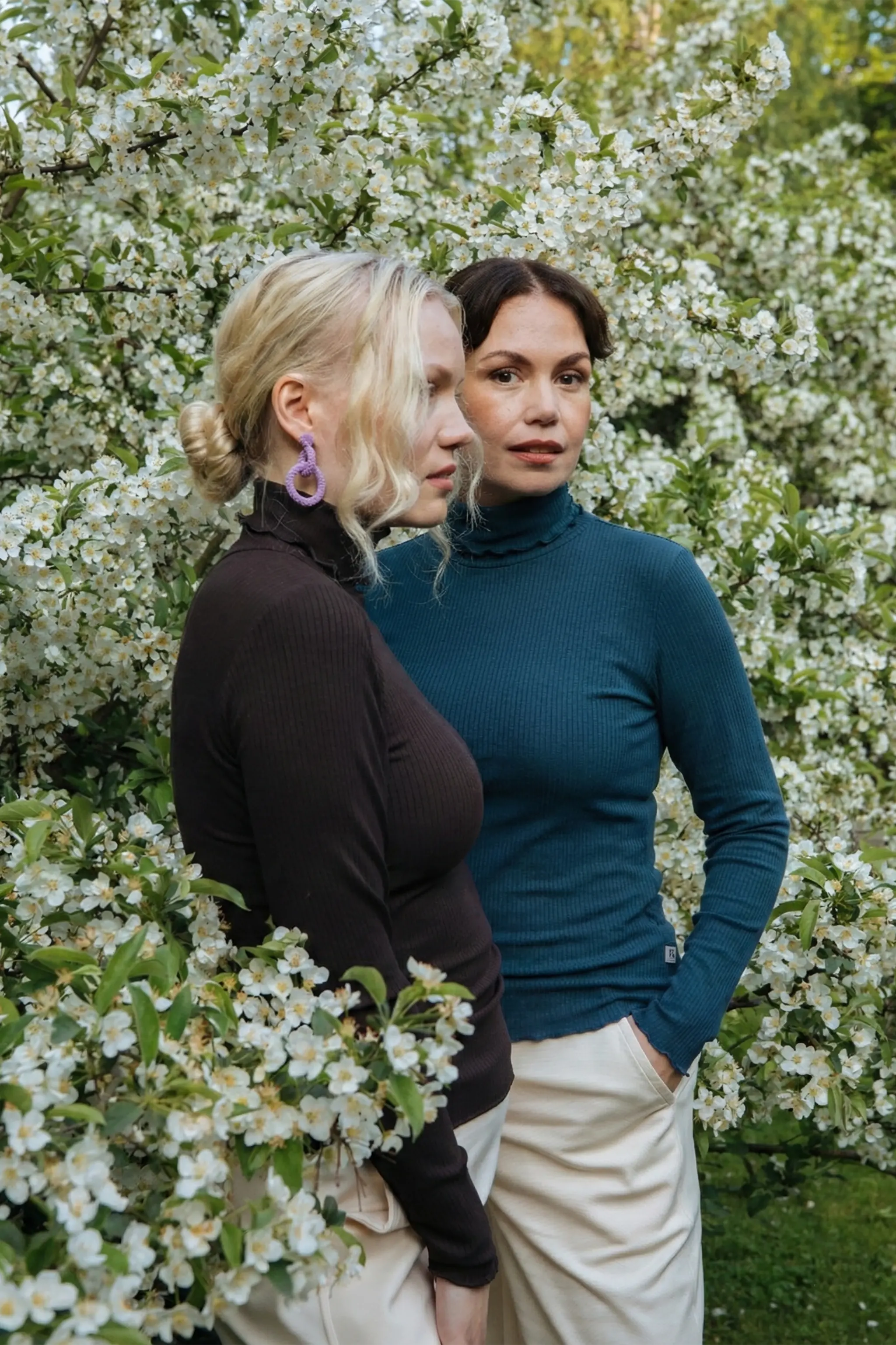 Rib Rollneck, Petrol - Image 5