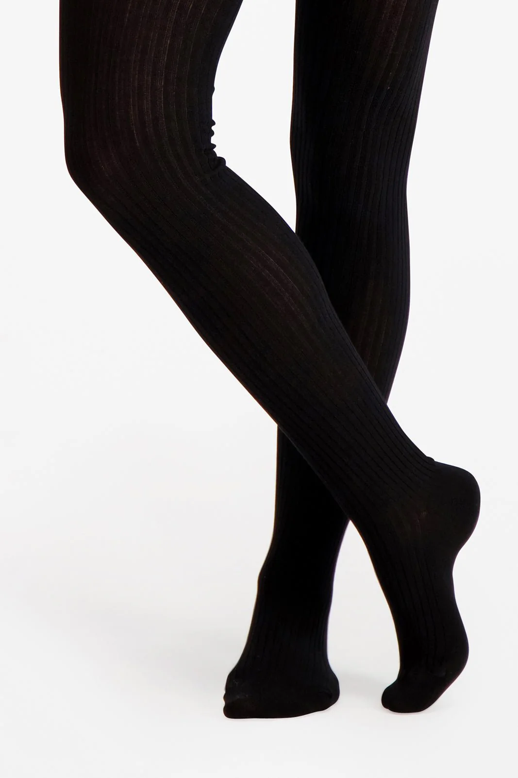 Rib Tights, Black - Image 5