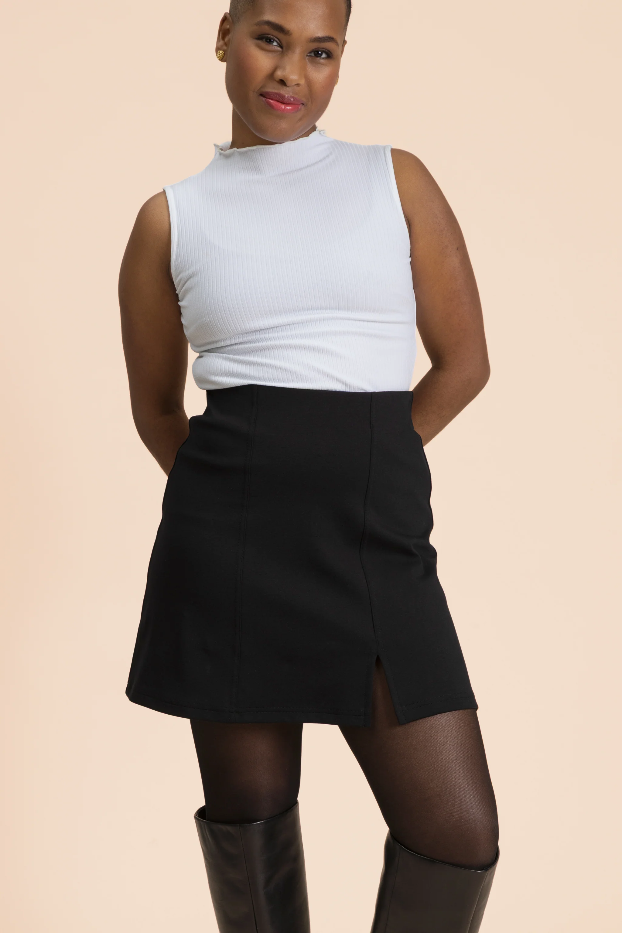 Rib Top, White - Image 4