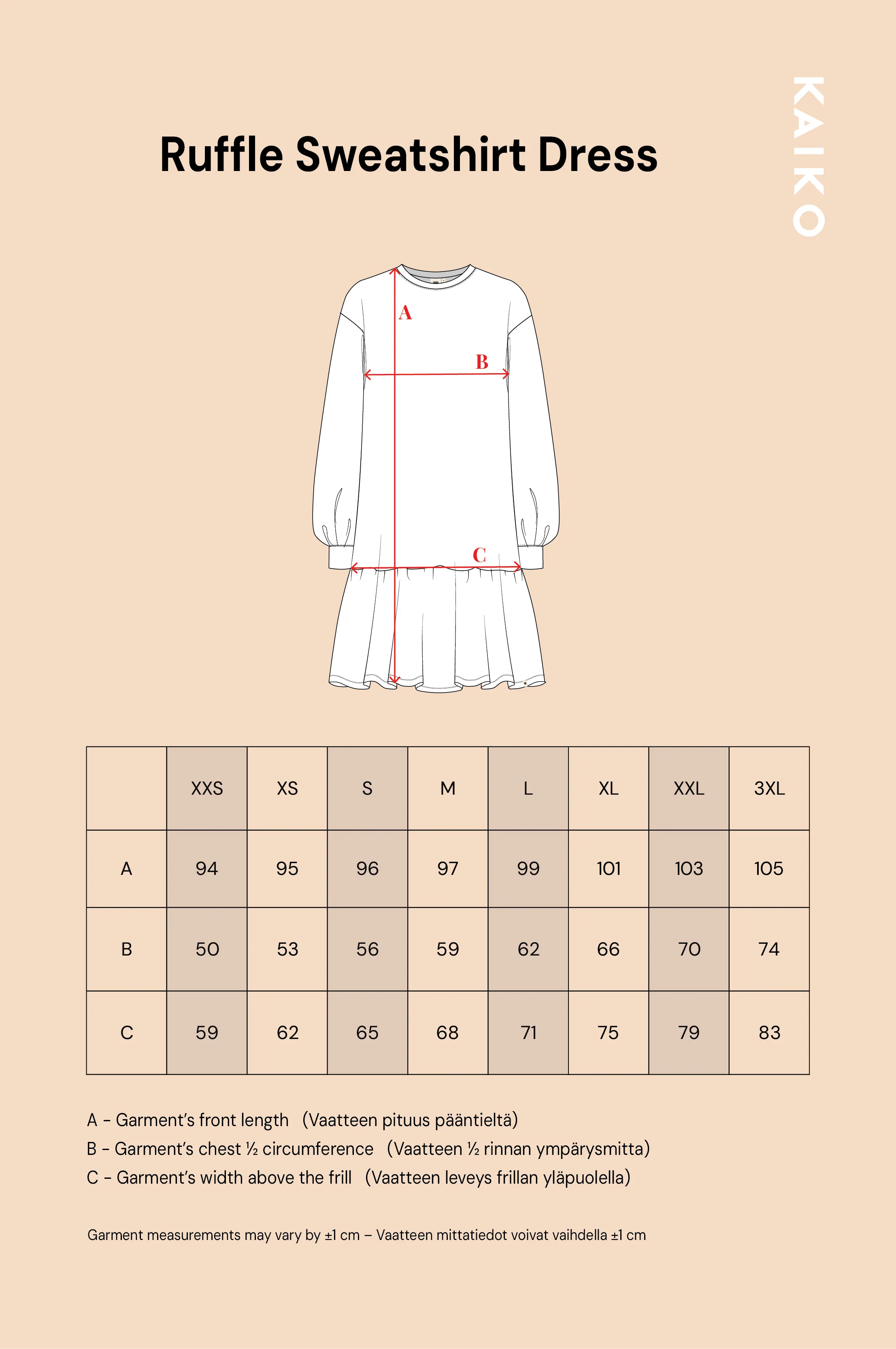 Ruffle Sweatshirt Dress, Blooming Forest - Image 11