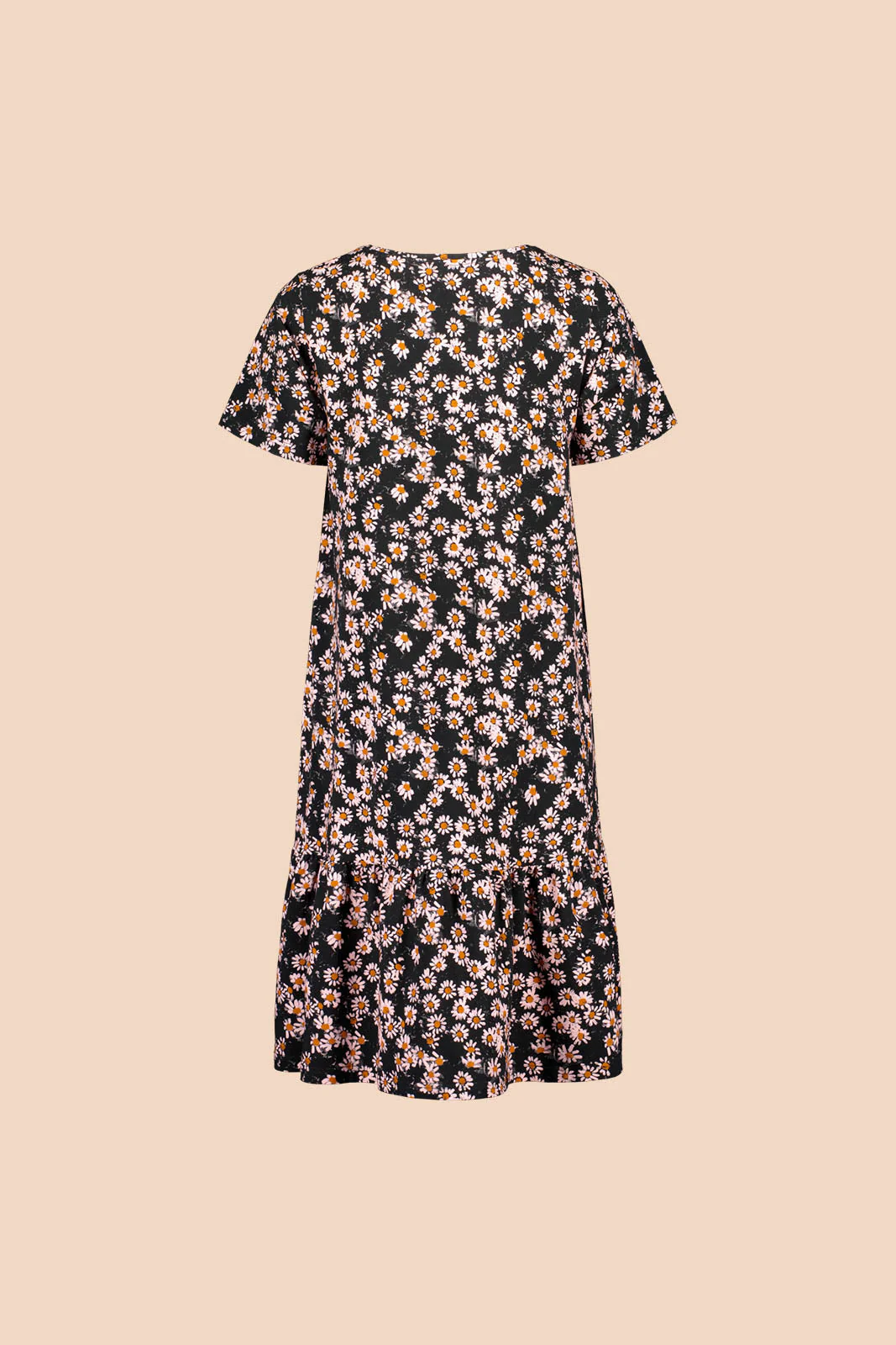 Ruffle T-shirt Dress, Daisy - Image 3