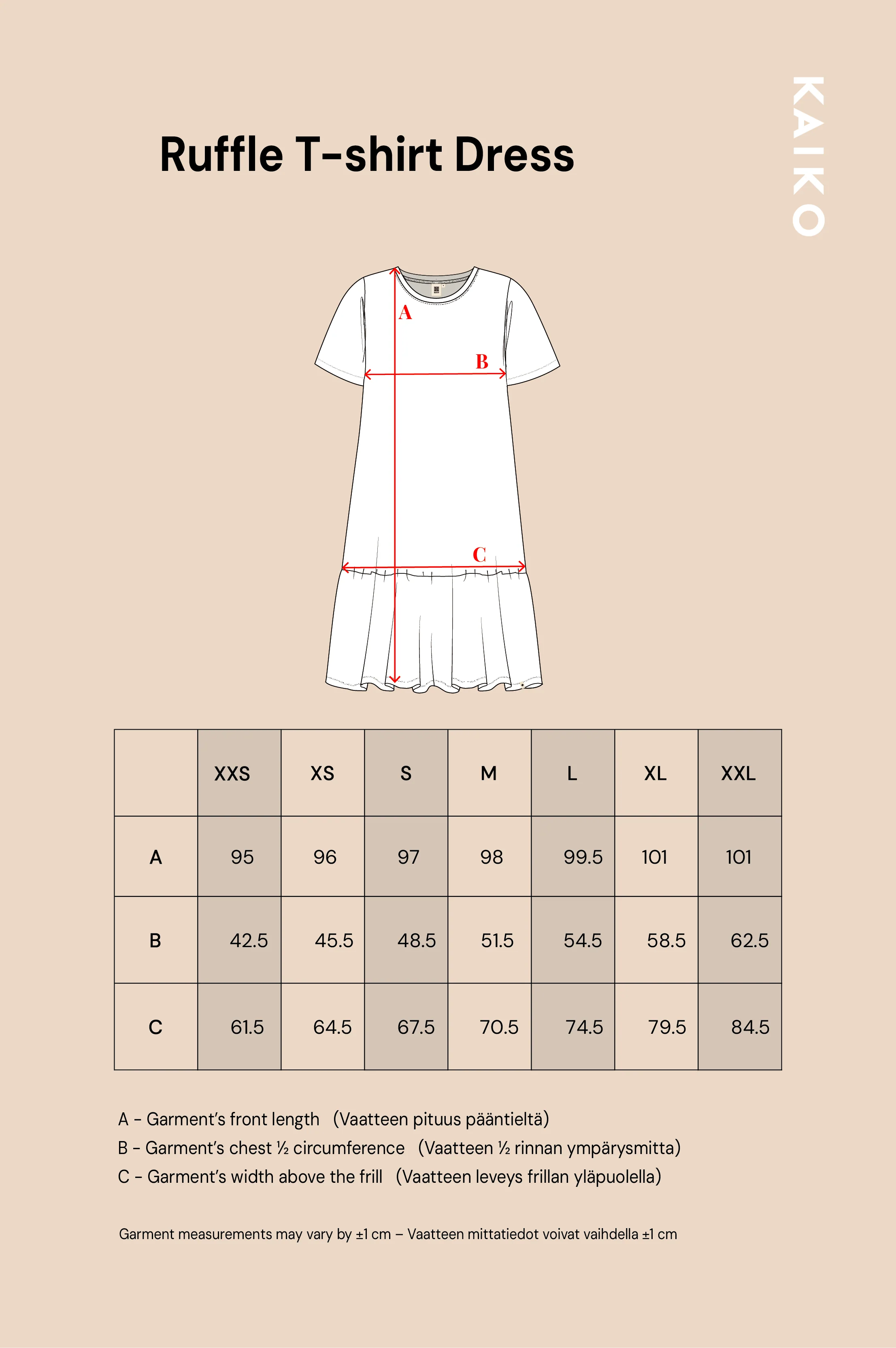 Ruffle T-shirt Dress, Daisy - Image 4