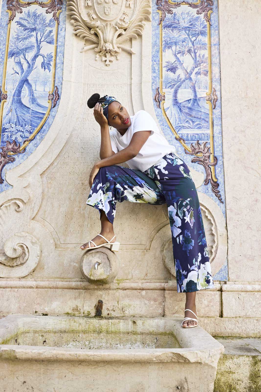 Soft Culottes, Blue Anemone - Image 11