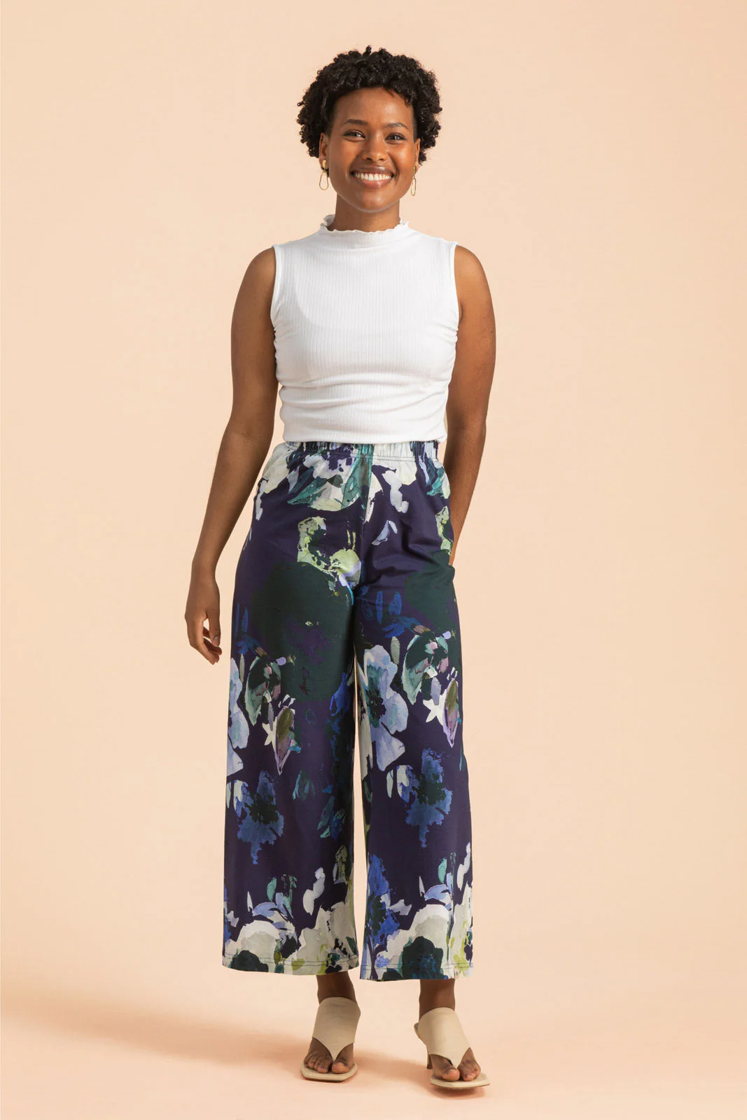 Soft Culottes, Blue Anemone - Image 4