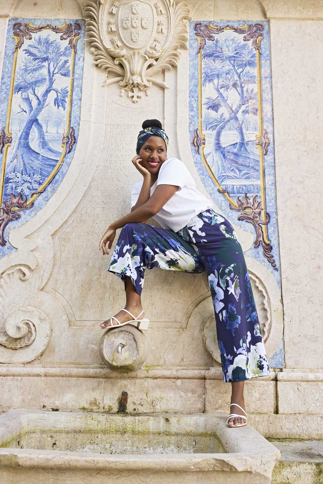 Soft Culottes, Blue Anemone - Image 5