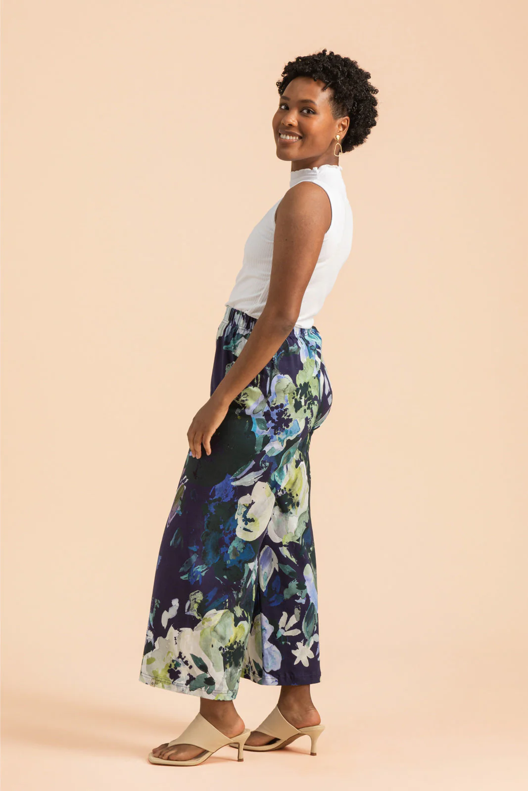 Soft Culottes, Blue Anemone - Image 8