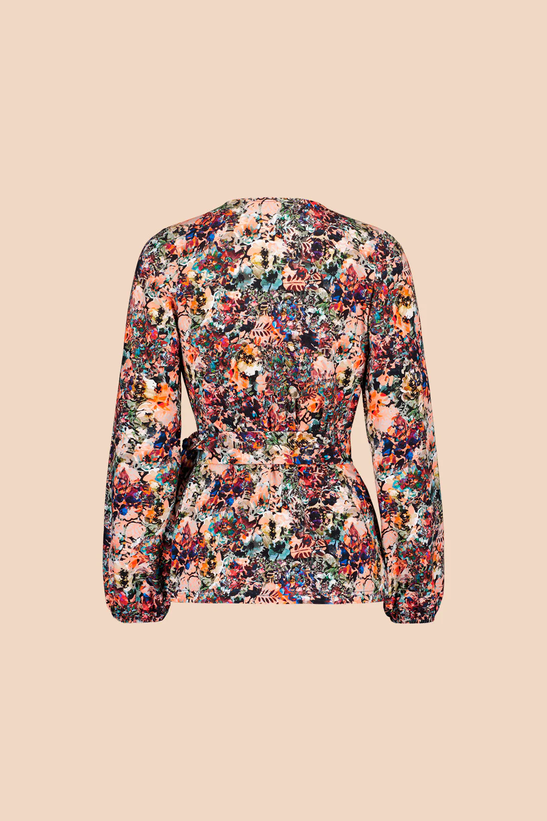 Soft Wrap Blouse, Blooming Forest - Image 7