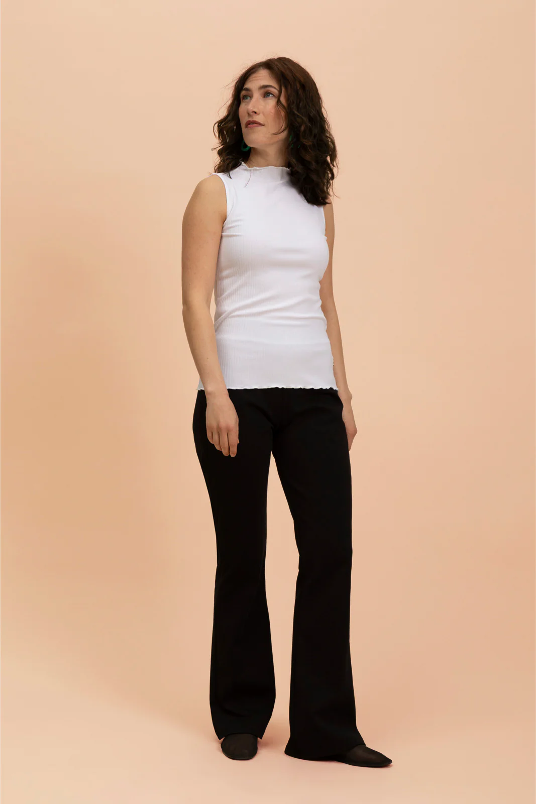 Flare Pants, Black - Image 3