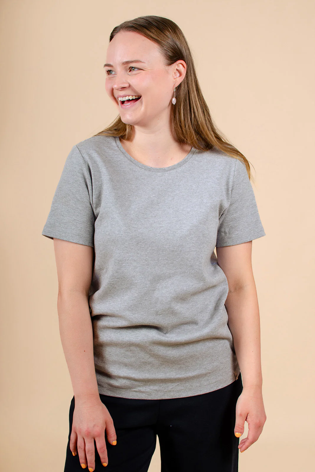 The T-shirt, Grey Melange - Image 4