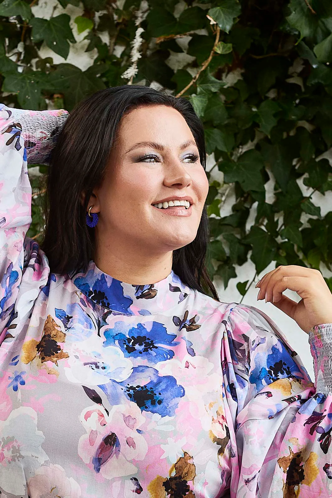 Veda Earrings, Royal Blue - Image 6