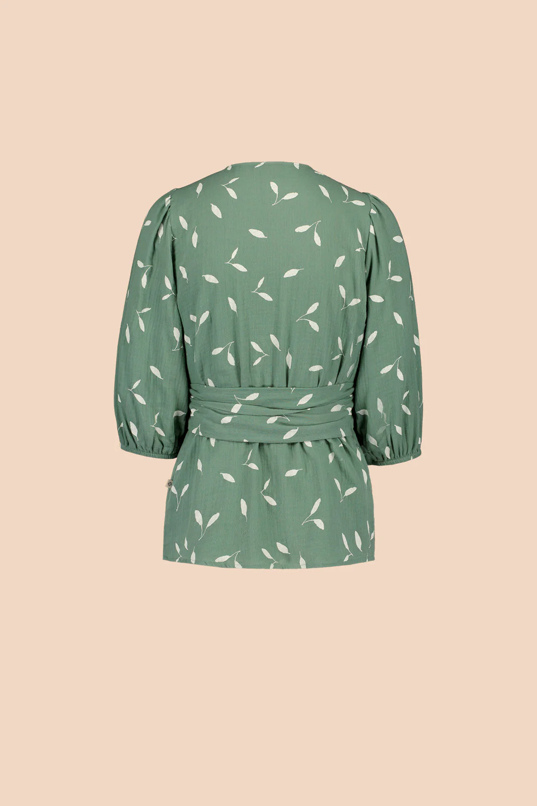 Wrap Blouse, Sage Wind - Image 11