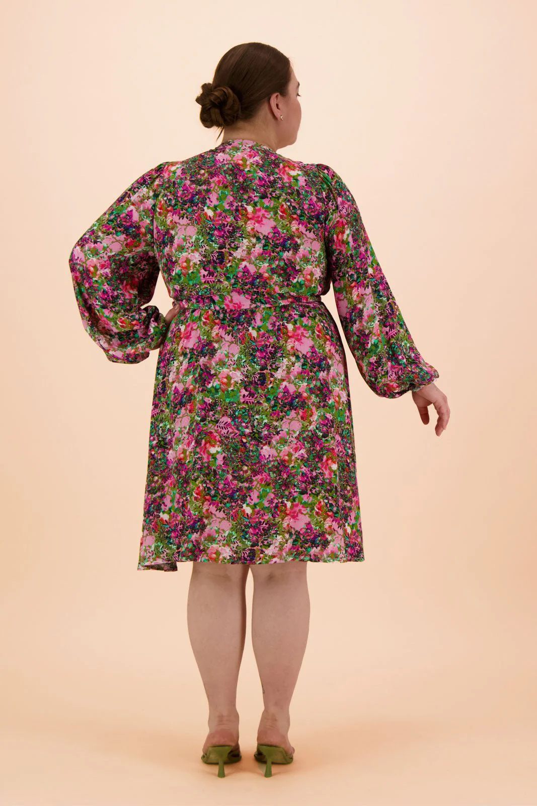 Wrap Dress, Blooming Forest Bright - Image 8